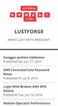 Mobile Screenshot of lustforge.com